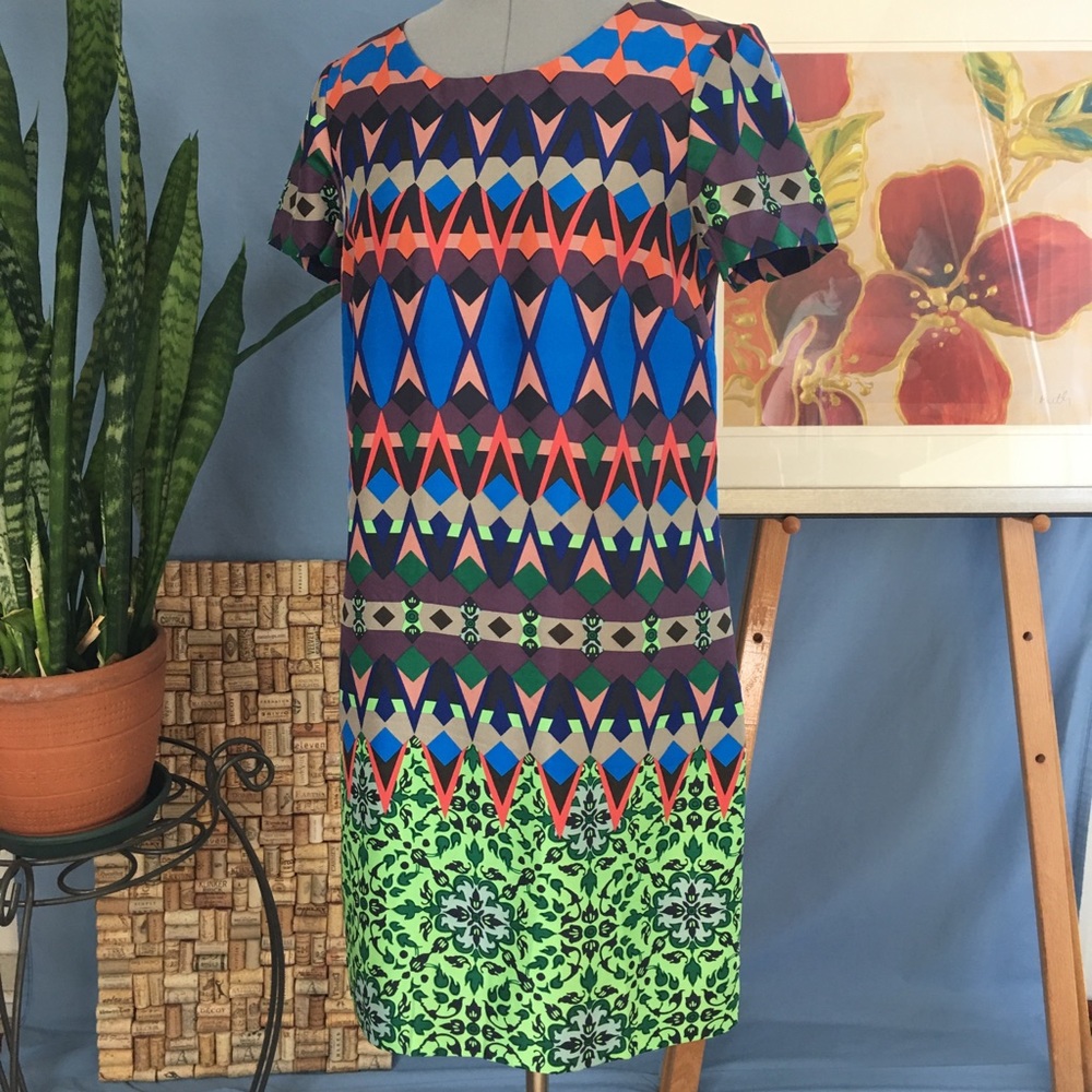 J.Crew silk shift dress. Size 4.